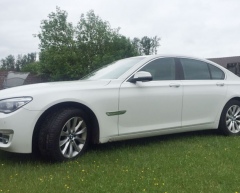 Прокат белой БМВ F01 в Минске