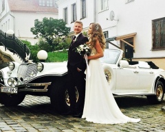 Аренда белого ретро кабриолета в Минске