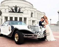 Аренда белого ретро кабриолета в Минске