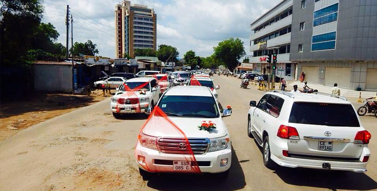 фото свадебного кортежа