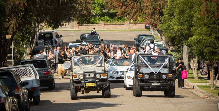 фото свадебного кортежа