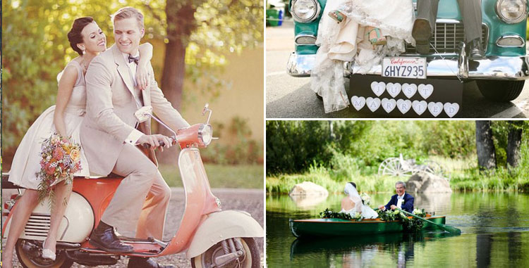 необычные свадебные машины
