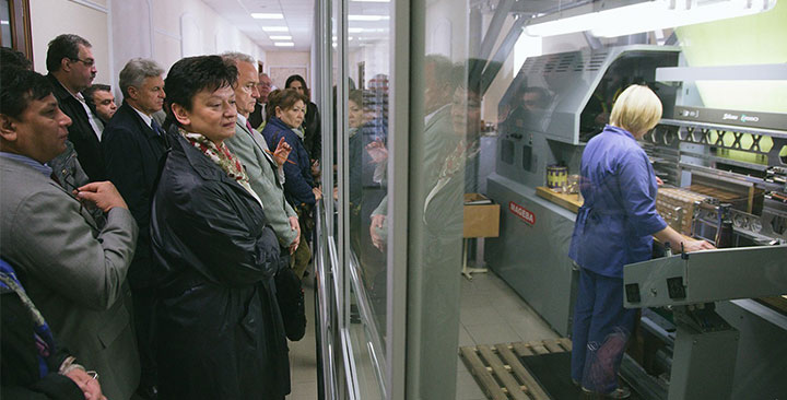 Посещение цеха