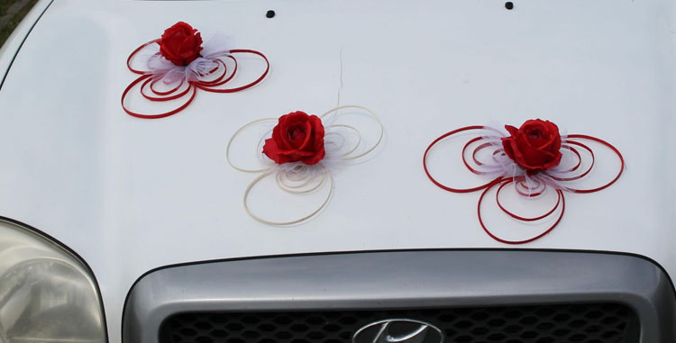 украшение ручки автомобиля бабочками