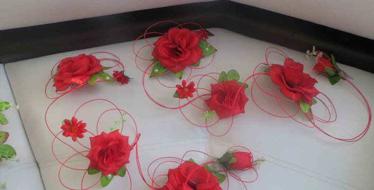 украшение ручки автомобиля бабочками