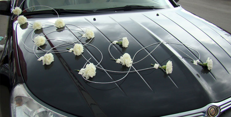 украшение ручки автомобиля бабочками