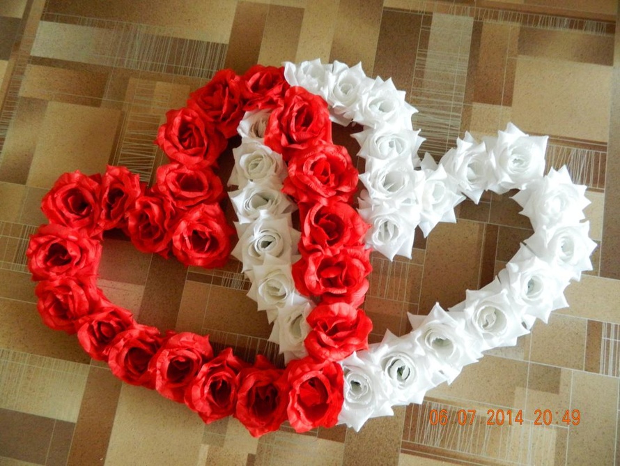 изготавливаем сердце на капот свадебной машины своими руками